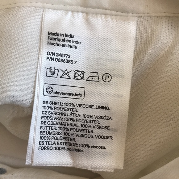 White polka dot skirt - Picture 6 of 6